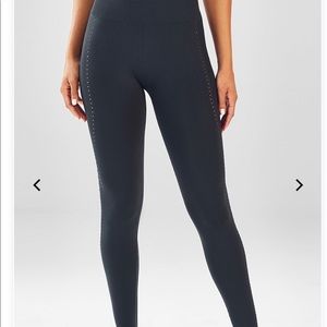 Fabletics Seamless Mid-Rise Jacquard 7/8